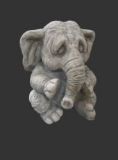 H1220 olifant zittend 33 cm